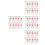80Ensembles Kits Joint Extincteur Rouge Multi Usage 10