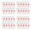 80Ensembles Kits Joint Extincteur Rouge Multi Usage 6