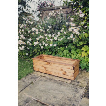 Valley Trough Large - Timber Garden Planter - L39 x W100 x H32 cm