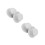 4Pièces Cache Vis Plastique Slide Enfant Durable Compatible Gris 4
