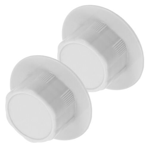 4Pièces Cache Vis Plastique Slide Enfant Durable Compatible Gris 1