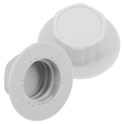 4Pièces Cache Vis Plastique Slide Enfant Durable Compatible Gris 2