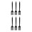 6Pièces Silicone Noires Pour Pâtes, Multifonction Cuisine 7