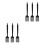 6Pièces Silicone Noires Pour Pâtes, Multifonction Cuisine 8