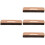 4Pièces Brosse À Peinture Manche Bois Brosse Multi-Usage Poils Souples 8