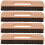 4Pièces Brosse À Peinture Manche Bois Brosse Multi-Usage Poils Souples 10