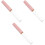 3Pièces Maillets Bol Chantant Rose Cuir Résistant 5