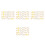 4Ensembles Clips Oreilles Dorés Accessoires Cheveux Tresses Mode 10