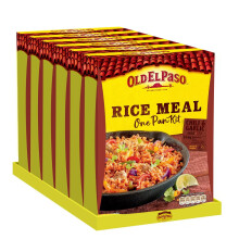 Old El Paso Chilli & Garlic One Pan Rice Meal Kit 355g (Pack of 6)