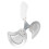3Pcs Aluminum Floor Fan Replacement Silver Finish 1