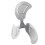 3Pcs Aluminum Floor Fan Replacement Silver Finish 2