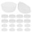 60Pcs Transparent Baseball Cap Liner PVC Insert Hat Shape Keeper 2
