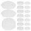 60Pcs Transparent Baseball Cap Liner PVC Insert Hat Shape Keeper 3