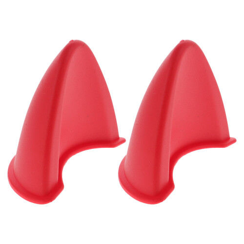 2Pairs Red Tpu Cat Ear Decor Lightweight Motorcycle Accessories