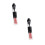 2Pièces Pinceaux Blush Rechargeables Multi Usage Pour Voyage Compact 4