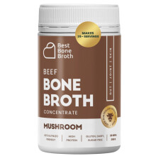 Beef Bone Broth Concentrate with Mushrooms | Help Improve Joints, Skin, & Gut | Liquid Collagen Amino Acids | Keto, High Protein, Gluten Free | Made