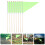 40Pcs Triangular Green Marker Flags Durable Bamboo Polyester for Lawn 5