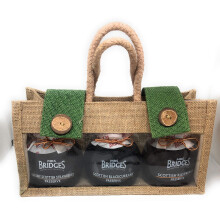 Mrs Bridges Scottish Berry Preserve Triple jar Jute Bag Collection Luxury Strawberry, Blackcurrant, Raspberry