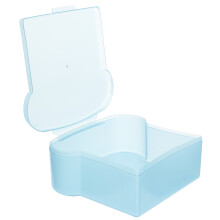 4Pcs Portable Kids Lunch Box Blue Food Holder Reusable Bento Container