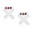 2Pcs Multicolor Cotton Sushi Chef Headbands Stylish Ninja Karate Wraps 10