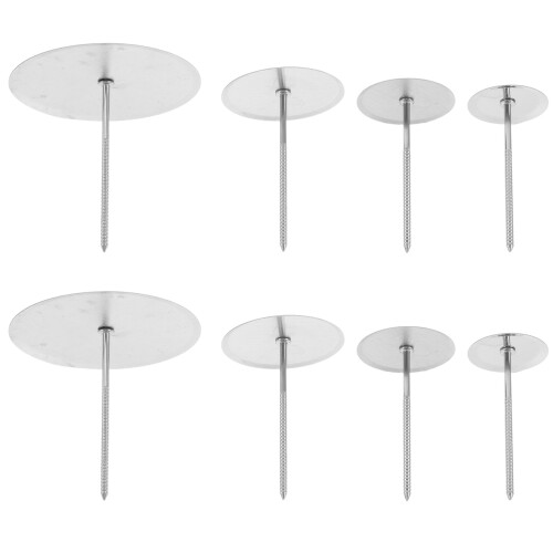 24Pièces Outils Acier Inoxydable Argent Pour Fleurs Gâteau