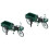 2Ensembles Statue Mini Tricycle Vert Décoration Vintage 6