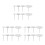 24Pièces Outils Acier Inoxydable Argent Pour Fleurs Gâteau 9