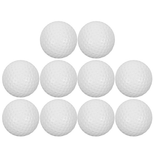 20Pièces De Golf D'entraînement Blanches En Mousse Écologique