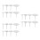 24Pièces Outils Acier Inoxydable Argent Pour Fleurs Gâteau 6