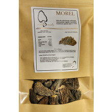 Morchella Wild Morel Mushrooms - Sun-Dried Caps (4 - 8 cm) - No Tails - 50 g