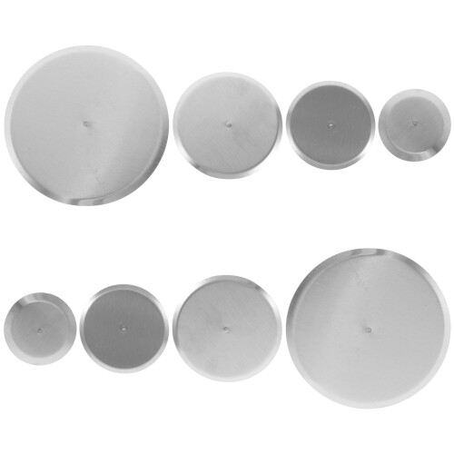 24Pièces Outils Acier Inoxydable Argent Pour Fleurs Gâteau 2