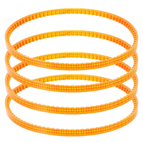 12Pièces Courroies Orange PVC Pour Machine À Barbe À Papa Usage Maison 1