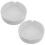 10Pcs White Melamine Ashtrays for Indoor Use Home Office Decor 1