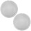 10Pcs White Melamine Ashtrays for Indoor Use Home Office Decor 2