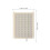 White Plastic Shower Spray Screen Universal Waterfall Replacement 2