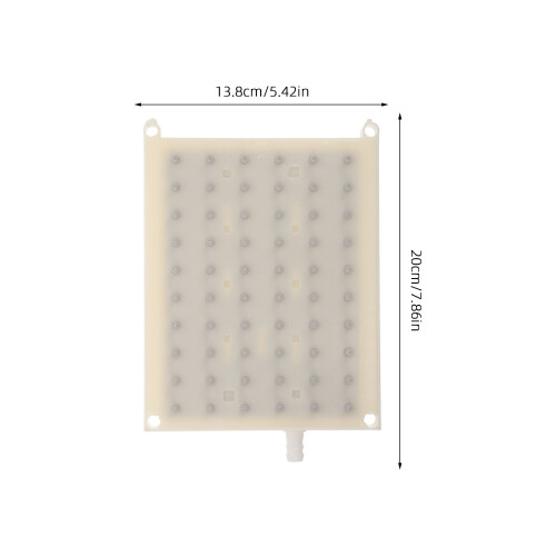 White Plastic Shower Spray Screen Universal Waterfall Replacement 1