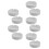 10Pcs White Melamine Ashtrays for Indoor Use Home Office Decor 7