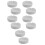 10Pcs White Melamine Ashtrays for Indoor Use Home Office Decor 6