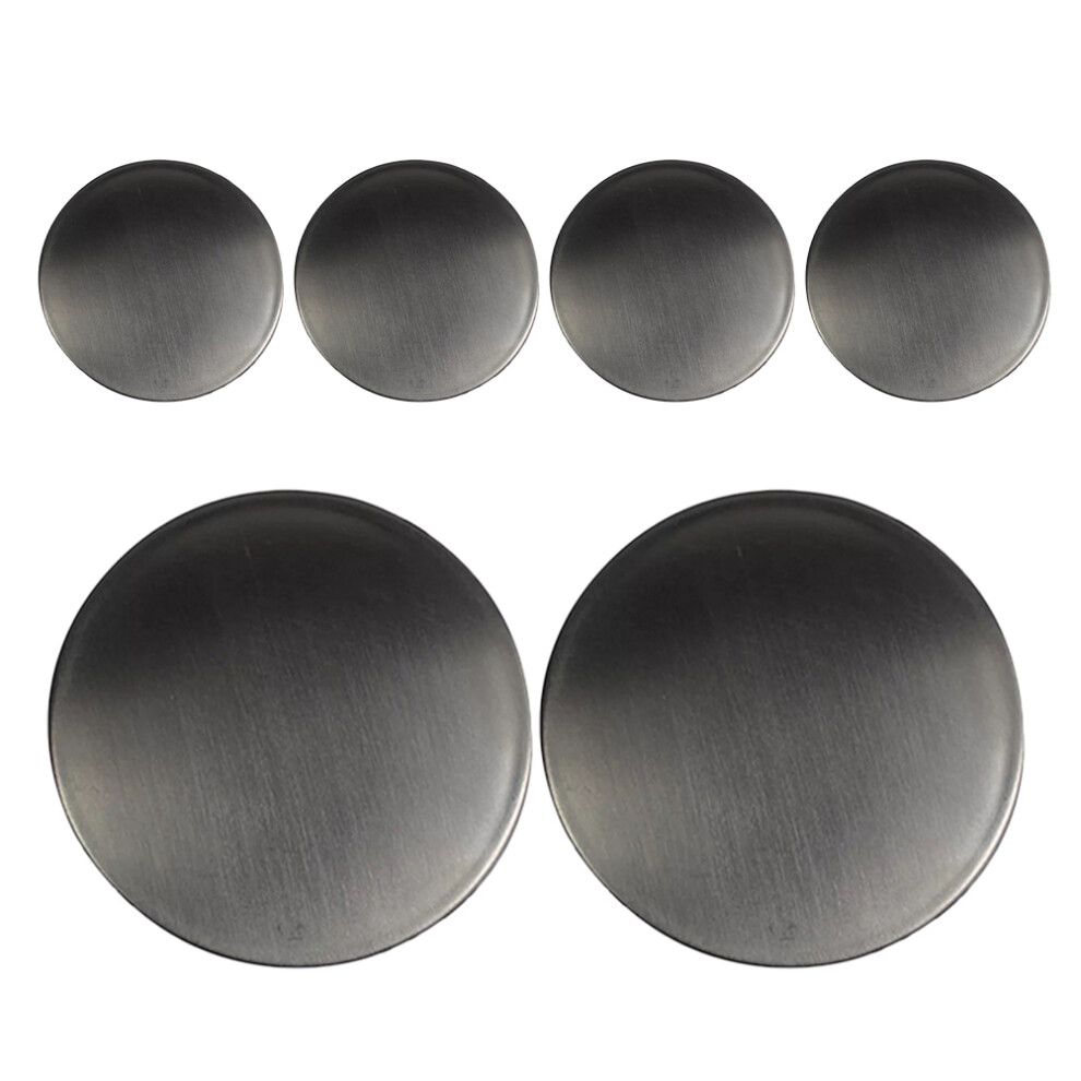 24Pcs Stainless Steel Sink Hole Covers Silver Kitchen Faucet Plug Caps 3641285796737