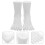Mlins 2 Display Socks Vrouwelijke Voet Mannequin Wit 9