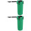 2Pcs Green Canvas Drumstick Holder Bag Durable Drumstick Storage Pouch 7