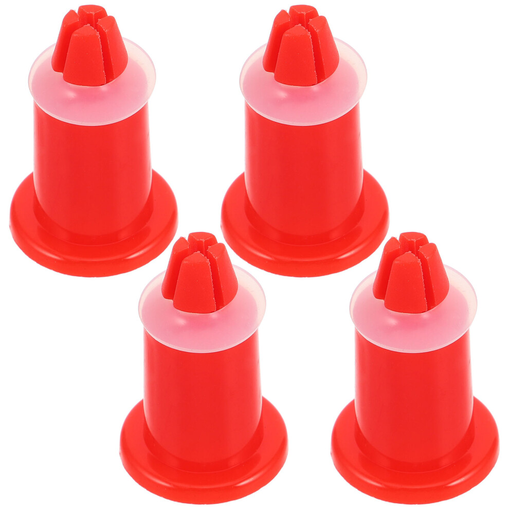 8Pcs Orange Plastic Weigh Pan Replacement Feet For Electronic Scales 3641285796461