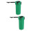 2Pcs Green Canvas Drumstick Holder Bag Durable Drumstick Storage Pouch 9