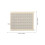 White Plastic Shower Spray Screen Universal Waterfall Replacement 3