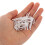 200Pcs Intricate White Plastic Miniature Figures for Sand Table Models 4