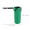 2Pcs Green Canvas Drumstick Holder Bag Durable Drumstick Storage Pouch 10