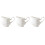 3Pcs White Ceramic Multipurpose Milk Frothing Cups for Home Use 4
