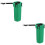 2Pcs Green Canvas Drumstick Holder Bag Durable Drumstick Storage Pouch 8