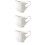 3Pcs White Ceramic Multipurpose Milk Frothing Cups for Home Use 8