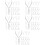 75Pcs Iron Pegboard Hangers Silver Durable Hooks for Garage and Store 6